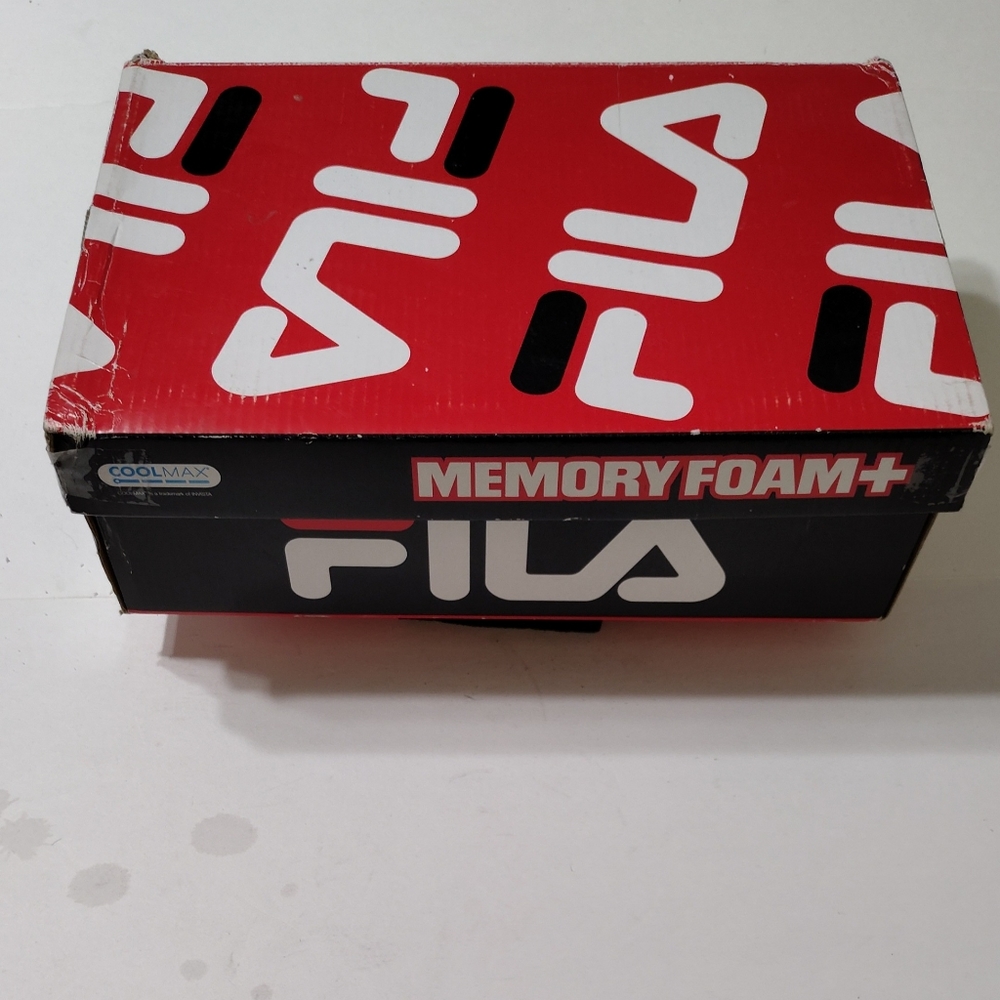 Fila Men's Memory Fresh 2 Black and Red 10 1/2 Sneakers - Picture 9 of 9